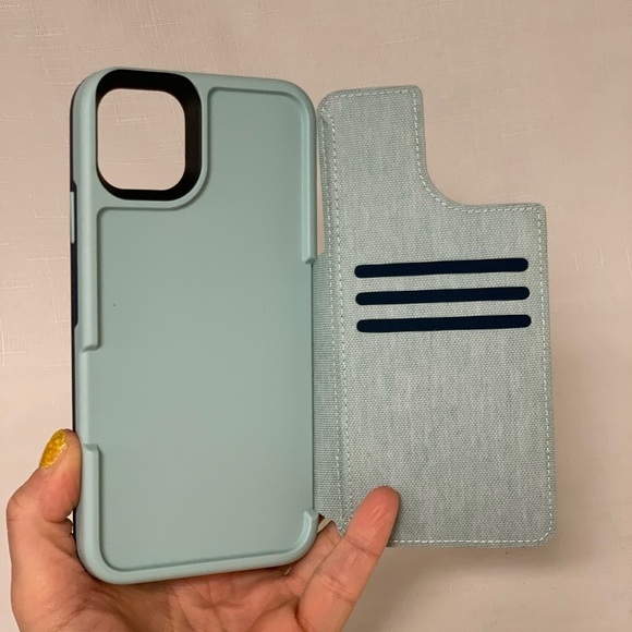 LifeProof Flip Wallet iPhone Case Drop Protective Cover 11 Pro apple mint green - Picture 5 of 11